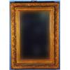 Image 1 : Rectangular gilt framed mirror with oak lea…