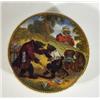 Image 1 : Victorian pot lid, printed with bear cubs a…