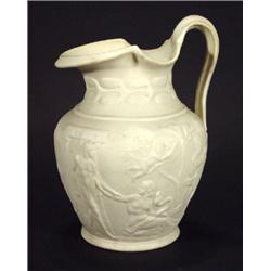 Victorian Copeland Parian jug moulded with …