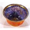 Image 1 : Small Wedgwood orange and blue lustre bowl …