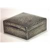 Image 1 : Square Libertys Warric hammered pewter box …