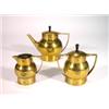 Image 1 : J.A.Daaldercp brass Art Nouveau teaset comp…