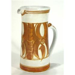 Aldermastern Studio pottery jug, decorated …