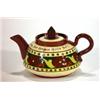 Image 1 : Hand painted Mottoware teapot decorated wit…