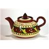 Image 1 : Hand painted Mottoware teapot decorated wit…