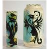 Image 1 : Two Newland Celtic pottery vases hand paint…