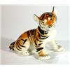 Image 1 : Hand painted USSR seated tiger cub, brown b…