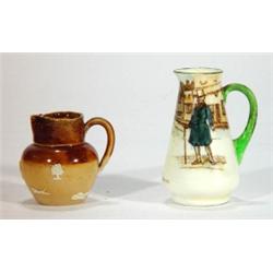 Royal Doulton Seriesware jug hand coloured …