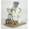 Image 1 : Hand painted Lladro kneeling oriental lady …