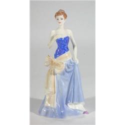 Hand painted Coalport Ladies of Fashion fig…