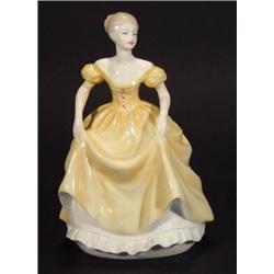 Hand painted Coalport Ladies of Fashion fig…