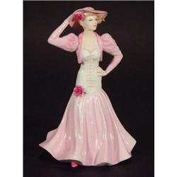 Hand painted Coalport Ladies of Fashion fig…