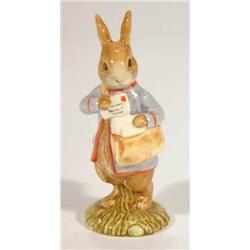 Hand painted Beatrix Potter 'Peter with pos…