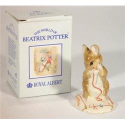 Boxed, hand painted Royal Albert Beatrix Po…