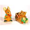 Image 1 : Hand painted Pendelphin 'Scrumpy' and 'Barr…