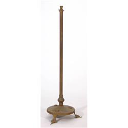 Victorian brass rise and fall standard lamp…