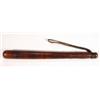 Image 1 : Victorian mahogany truncheon with leather s…