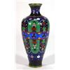 Image 1 : Cloisonne vase enamelled with panels of flo…