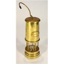 Brass Ashington Colliery miners lamp…