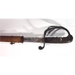 Victorian military sword in scabbard with f…