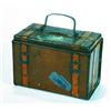 Edwardian tinplate dolly's luggage travelli…