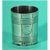 Image 1 : Russian silver barrel shaped tumbler with w…