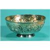 Image 1 : Unmarked floral embossed silver sugar bowl…