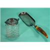 Image 1 : Victorian cut glass and silver plated jam p…