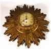 Image 1 : Gold painted Smith starburst wall clock, 44…