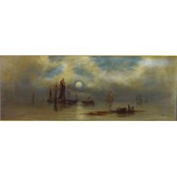 Pair of Victorian oil onto canvas of fishin…