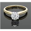 Image 1 : GIA Cert 0.71 ctw Diamond Ring - 14KT Yellow Gold