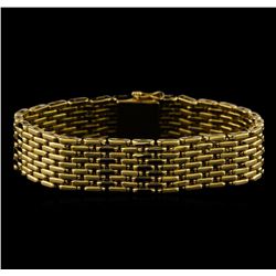 Link-Style Bracelet - 18KT Yellow Gold