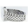 Image 4 : Rolex Stainless Steel Diamond and Sapphire DateJust Men's Wristwatch