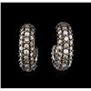 Image 1 : 1.50 ctw Diamond Earrings - 14KT White Gold