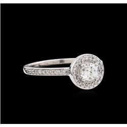 0.50 ctw Diamond Ring - 14KT White Gold