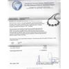 Image 4 : 91.43 ctw Blue Star Sapphire and Diamond Necklace - 14KT White Gold
