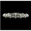 Image 1 : 14KT White Gold 4.56 ctw Diamond Bracelet