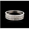 Image 1 : 14KT White Gold 0.50 ctw Diamond Ring