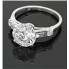 Image 6 : GIA Cert 2.64 ctw Diamond Ring - Platinum