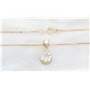 Image 4 : 0.38 ctw Diamond Pendant - 14KT Yellow Gold