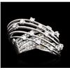 Image 2 : 1.25 ctw Diamond Ring - 14KT White Gold