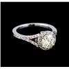 Image 1 : 1.51 ctw Diamond Ring - 14KT White Gold