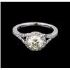 Image 2 : 1.51 ctw Diamond Ring - 14KT White Gold