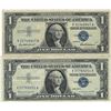 Image 3 : 1957 $1 Silver Certificate Currency Lot of 5