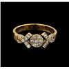 Image 2 : 0.25 ctw Diamond Ring - 18KT Rose Gold