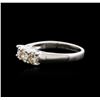 Image 1 : 14KT White Gold 0.90 ctw Diamond Ring