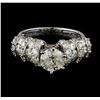 Image 2 : 3.35 ctw Diamond Ring - 18KT White Gold
