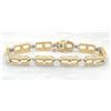 Image 3 : 4.00 ctw Diamond Bracelet - 14KT Yellow Gold