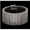 Image 1 : 14KT White Gold 47.05 ctw Diamond Bracelet