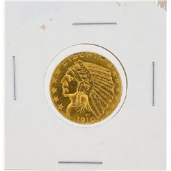 1910 $5 Indian Head Half Eagle Gold Coin